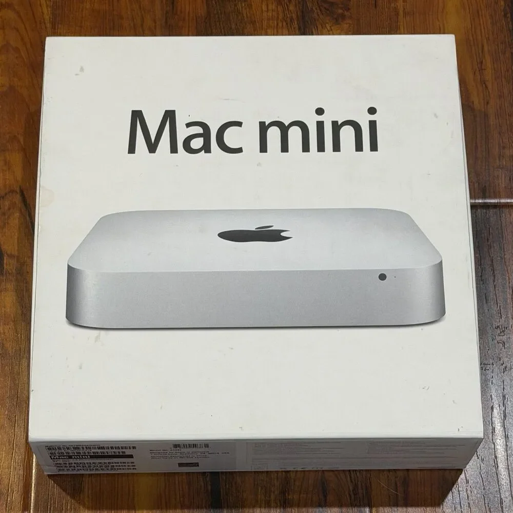 Mac Mini 2012 A1347 2.5Ghz Dual-Core 500GB HDD 4GB Ram with Power Cord & Box